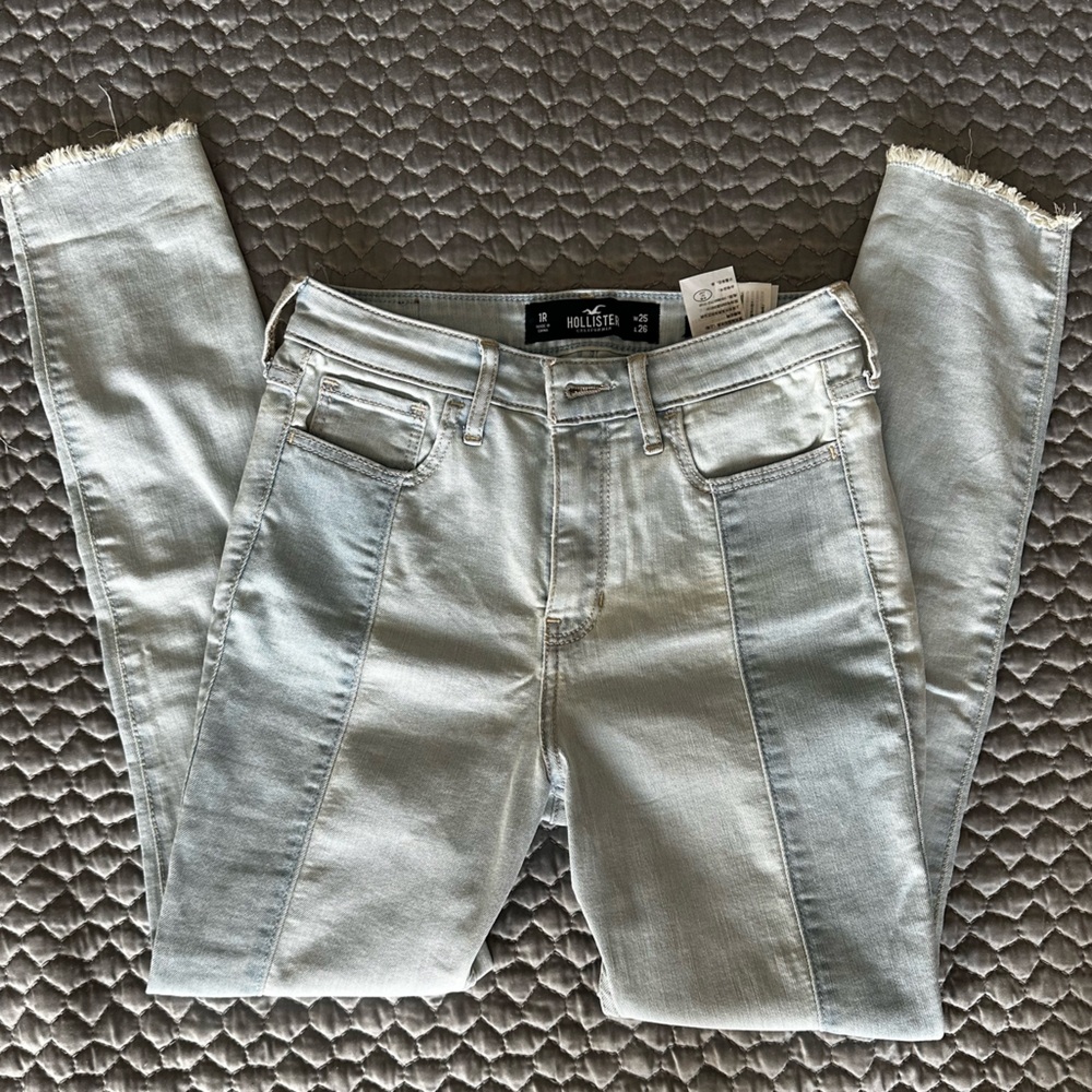 Hollister high-rise crop super skinny 1R w25 L26